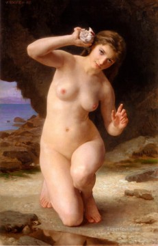 William Adolphe Bouguereau Painting - FemmeAuCoquillage 1885 William Adolphe Bouguereau